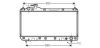 ASHUKI T554-76 Radiator, engine cooling